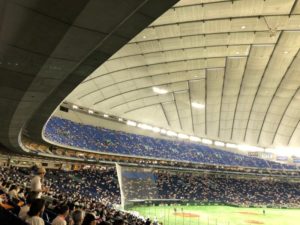 東京ドーム　野球観戦
