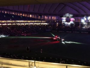 試合前の余興