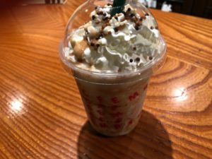 ナッティホワイトチョコレートフラペチーノ