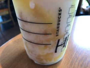 #レモン×ヨーグルト発酵フラペチーノ