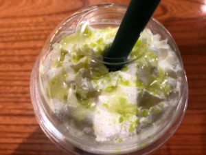 ＃グリーンアップルジェリーフラペチーノリーンアップルジェリーフラペチーノ