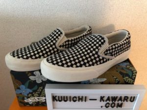VANS SLIPON TAKA HAYASHI MARSHMALLOW BLACK画像
