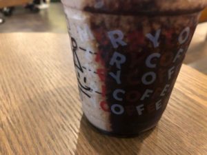 サンタブーツチョコレートフラペチーノ