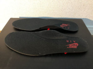 ＃エアジョーダン５オフホワイトインソール画像